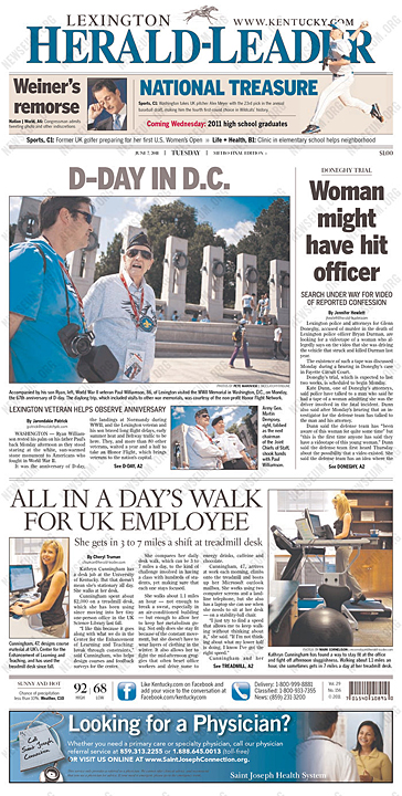 WWII Vets Visit Memorial In D.C. (Lexington Herald-Leader)